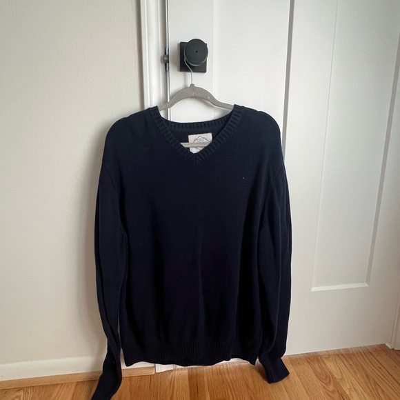 St. John's Bay Other - Vintage St. John's Bay  Navy Blue V-Neck Sweater size XXL